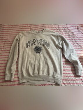 Geneseo Grey Crewneck Sweatshirt